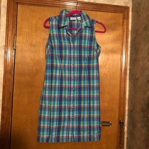 Carolina colors button up dress